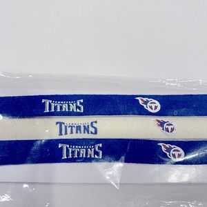 Tennessee Titans elastic headbands & stretch bracelet/hair ties.  NWT